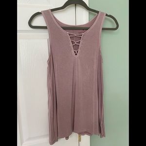 American Eagle Soft and Sexy tie front tank